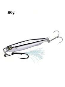 1pc Metal Jigging Fishing Lure Duo Hard Bait For Sea Trout, Tackle For Salmon Or Sea Bass - Silver - View 16