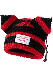 1pc Women's Fashion Faux Fur Ear Knit Hat, Suitable For Autumn/Winter Daily Wear - B - View 15
