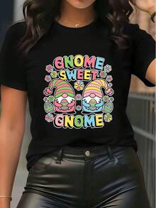 Women T-Shirts - Black - View 1