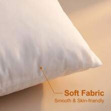 Hypoallergenic Polyester Throw Pillow Insert Soft Supportive Square Cushion Inner Core For Sofa Bed Home Hotel Decor - 16x16 Inches(40x40cm) - View 5