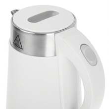 Adler Electric Kettle Mini Kettle Double Wall Kettle Compact Kettle 0.6L 800W Boil-Dry Protection Auto Shut-Off 360° Base Stainless Interior Cord Storage White - EU E Type Plug(220-240V) - View 9