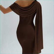 Women Midi Dresses - Light Yellow - View 9