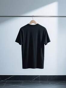 Cute Y2K Summer Top. 1 Pack. Cute Y2K Summer Top. 100% Cotton. New INS 2025 American Style Round Neck Short Sleeve T-Shirt For Men And Women, With . Perfect For Spring And Summer Casual Wear, Versatile With Multiple Color Options. New Style Of 2025, INS. Perfect For A Casual Look - 黑色 - 查看 2