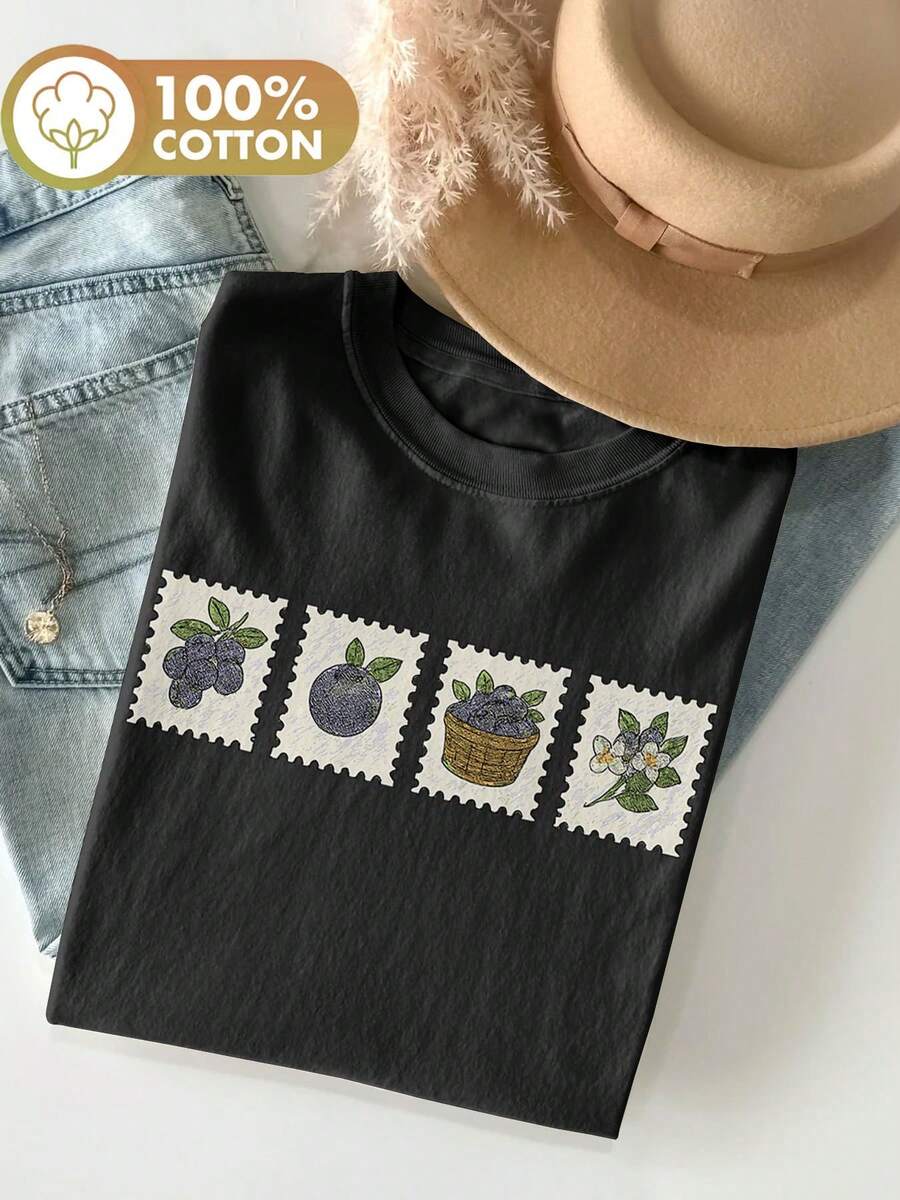 Women T-Shirts - Black - View 1