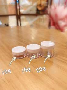 5pcs/Set 10g Colorful Cream Travel Samples, Cosmetic Moisturizing Containers, Refillable Plastic Travel Jars With Lids, Suitable For Lotions, Sunscreen, Face Creams - Random Colors - Multicolor - View 5