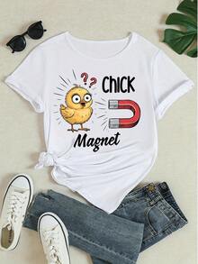 Women T-Shirts - White - View 4