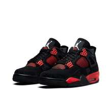 Nike Jordan Air Jordan 4 Retro "Red Thunder" - Treny Mid-Top Retro Basketball Shoes, Unisex, Black/Red - CT8527-016 - 查看 3