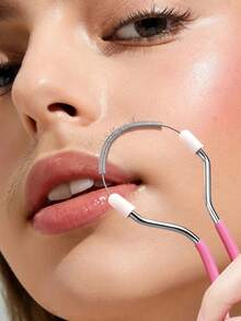 3/1pc Painless Facial Hair Remover, Portable Spring Roller Epilator, Spring-Loaded Depilation Tool, Lightweight Hair Removal Tool, Suitable For Men And Women, Applicable To Lips, Chin, Face, Neck, Arms And Legs - Multicolor - View 3
