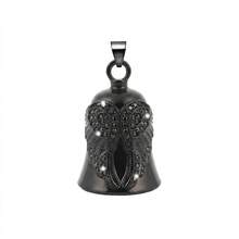 1pc Guardian Angel Motorcycle Bell Good Luck Charm Keychain Pendant Accessories, Gift For Bike, Friends - one-size - View 21