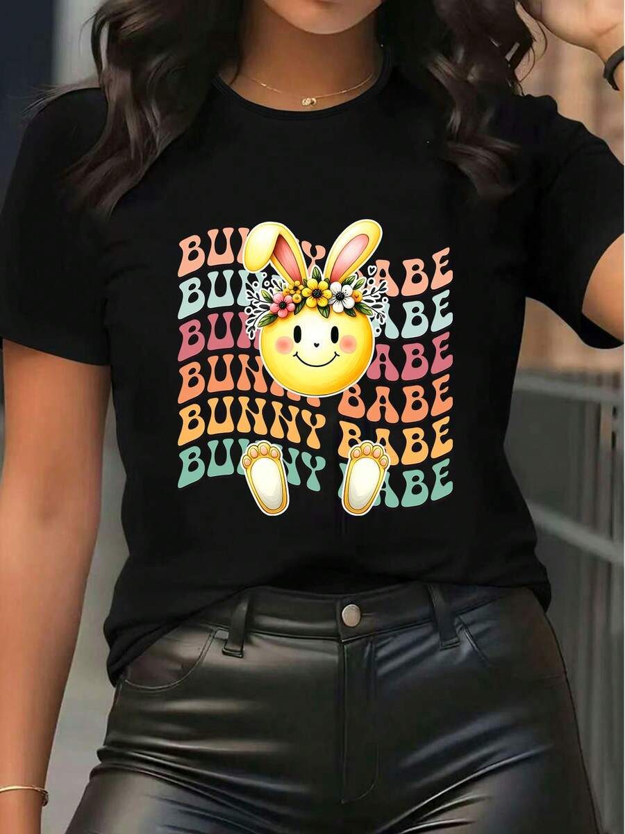 Women T-Shirts - Black - View 1