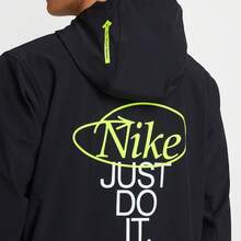 Chaqueta versátil Nike Unlimited Repel, repelente al agua, cortavientos, con cremallera, manga larga y capucha para hombre. - Negro - Ver 5