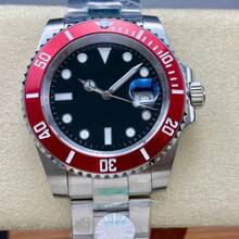 High-End  Submariner Series 40mm Fully Automatic Mechanical Luxury Men's Watch, Popular In Cross-Border Foreign Trade - Black Ring, Black Dial, Black Tape - View 9