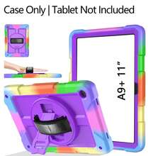 適用於 Tab A11 Plus 11 吋 2026 (X230/X236/X238);Tab A11+ 防震保護殼,附旋轉支架、筆槽與腕帶;黑色 - 多彩紫 - 查看 8