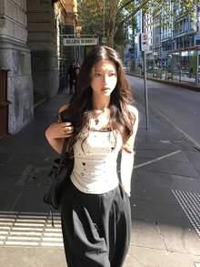 Women Tank Tops & Camis - White - View 4