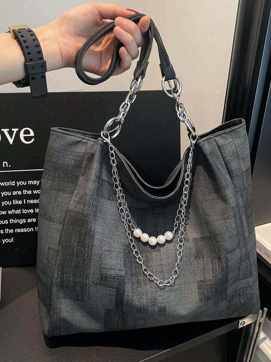 New Fashion Handbag For Women, Versatile Tote Bag With Large Capacity For Work And Daily Use - Multicolor - View 1