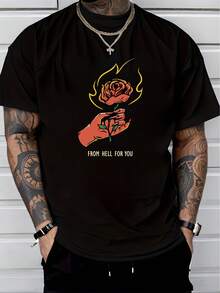 T-shirts för män - Svart - Visa 1