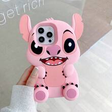 SANRIO Cartoon Cute Stitch Foot Stand Case For 16, 15, 13/14 Pro Max.Holiday AccessoriesHoliday Special Offer 17 Case Cheetah Print Phone Case Kuromi Phone Case Cute  Phone Case  17 Pro Case Custom Phone Case Valentine's Day Gifts For Women 17 Pro Max Case Funda Para  Phone Case Travel Essential Cute Phone Case Case Funda Para 3d Phone Case Silicone Phone Case 17 Pro Case 14 Plus Cases 17 Case Cheetah Print Cute Phone Cases Fundas Para Fundas Customizable Things Case 17 Pro Ma Phone Cases - -腳丫支架粉紅史迪仔 - 查看 6