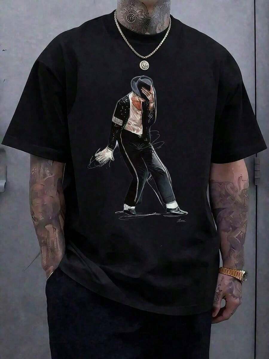 Men T-Shirts - Black - View 1