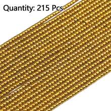 215顆 2mm 多色迷你玻璃種子珠 DIY 珠寶製作項鍊、手鍊、耳環手工串珠配件材料 - DIY串珠 - 查看 9