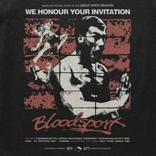 Camiseta Vintage de la Película Bloodsport|   Camiseta de Luchador de Artes Marciales|   Gráfico de Película Retro - Negro - Ver 2