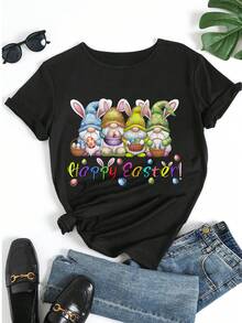 Women T-Shirts - Black - View 5