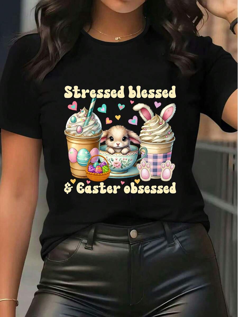 Women T-Shirts - Black - View 1