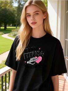 Women T-Shirts - Black - View 1