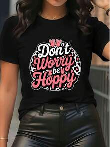 Women T-Shirts - Black - View 6