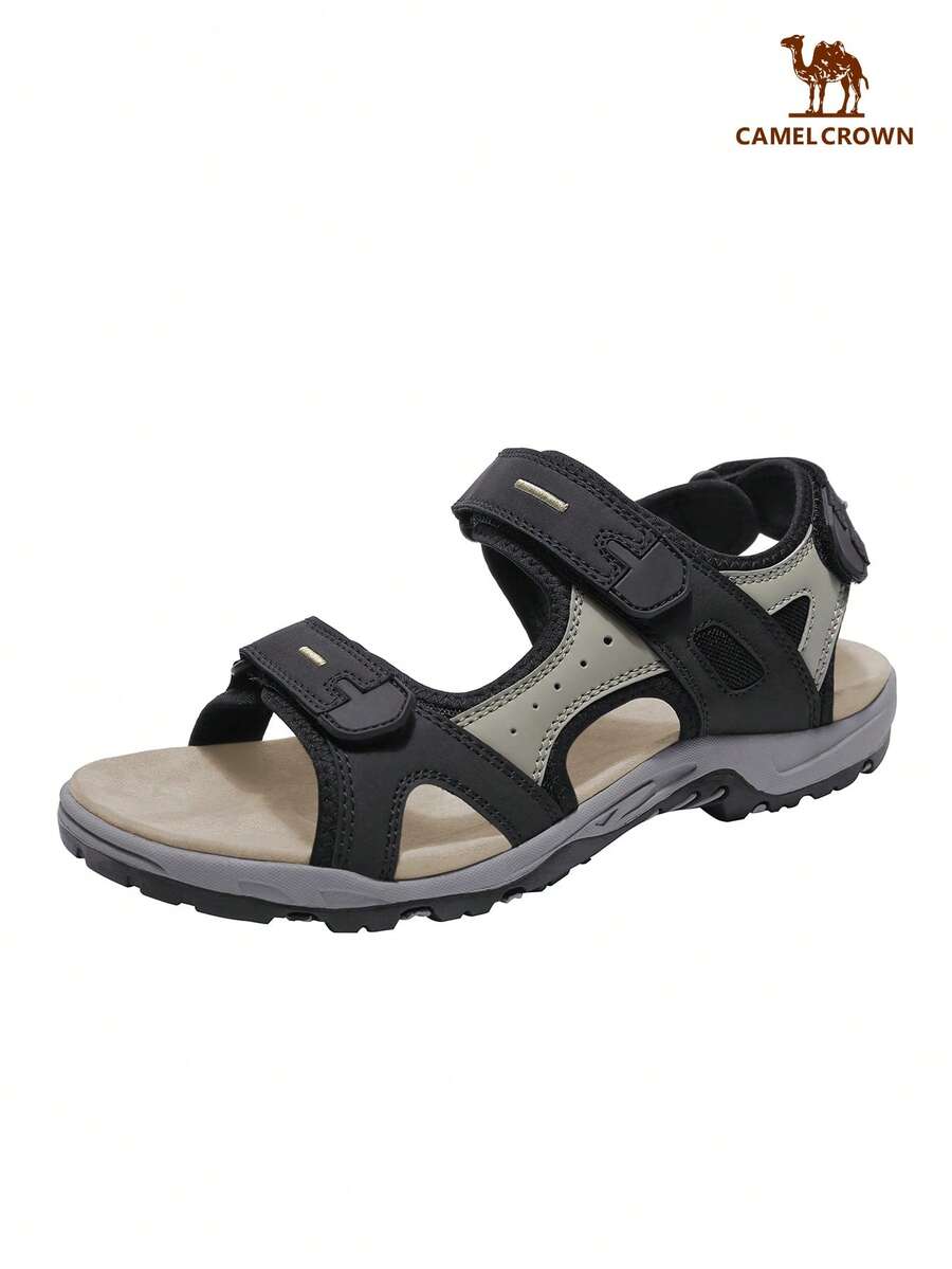 CAMEL CROWN Women's Comfortable Hiking Sandals, Waterproof Sports Sandals Suitable For Walking, Beach And Water Wear, With Arch Support - Black - View 1