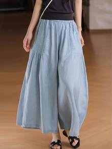 Women Pants - Light Grey - View 3