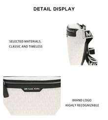 Michael Kors Cooper 印花男士單肩斜跨包 - 白色印花37T4LCOY1B BRIGHT WHT - 查看 10