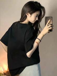 Women T-Shirts - Black - View 3
