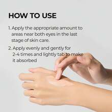 Dr.Melaxi Calcium Dark Spot Eye Cream 30g – Niacinamide & Calcium Gluconate Eye Cream For Dark Circles, Under Eye Bags & Sagging | Hydrolyzed Elastin EX Volume Firming | Korean Eye Cream - Kem trị nám mắt Dr.M Calcium 30g - Xem 3