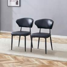 Sillas de comedor - Negro - Ver 2