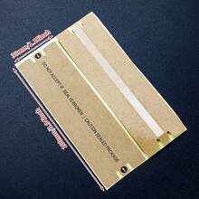 10pcs Anti-Disassembly Kraft Paper Open Adhesive Aircraft Box Sealing Paste Ins Style Arrow Express Easy-To-Tear Paste - Sealing Tape - View 8