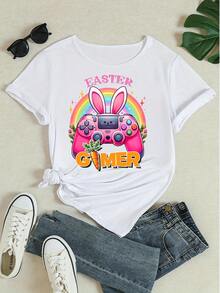 Women T-Shirts - White - View 4