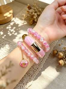 3 pièces Bracelet multicolore à perles multicouches style bohème avec pendentif en coquillage pour femmes, vacances à la plage - Bohême - Voir 18