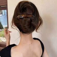 1/2/4pcs All-Season Elegant Versatile Acetate Spring Hair Clips Street Style - Multicolor - View 3