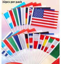 Multi-Country World Hand-Held Mini Flag Pole Flags Suitable For International Events, Sports Competitions, Carnivals, Festivals, Bars, Home Party Decorations, Cheering Props - Hand-held Flag - View 7