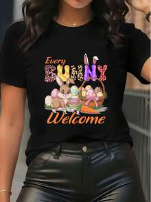 Women T-Shirts - Black - View 6