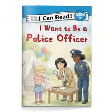 Officer Theme Reading Book, Early Learning Writing Notebook With Career Exploration Pages For Home Classroom Daily Use - 職業夢想閱讀筆記 - 查看 8