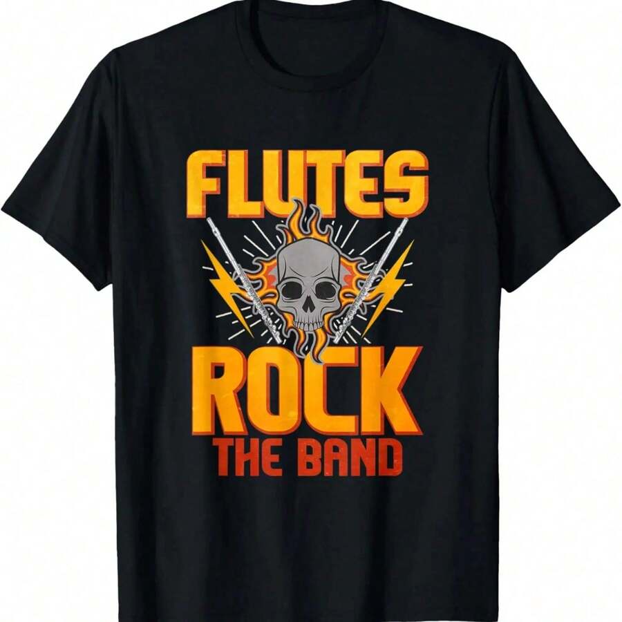 Fluit Rocks The Band T-shirt - 8 atrás - Ver 1