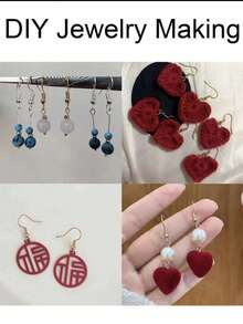 50 crochets d'oreilles en acier inoxydable DIY et accessoires de boucles d'oreilles pour la création de boucles d'oreilles, pendentifs, fermoirs et autres composants de boucles d'oreilles. - 50 pièces/paquet - Voir 3