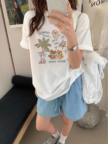 Women T-Shirts - White - View 2