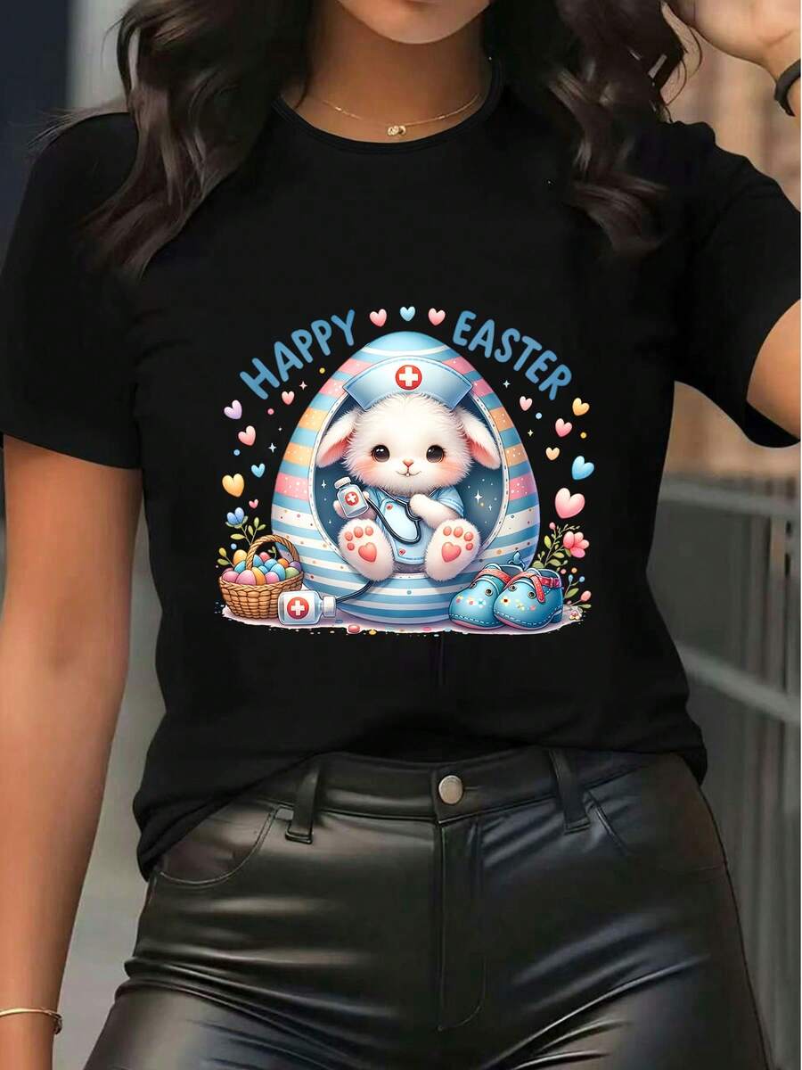 Women T-Shirts - Black - View 1
