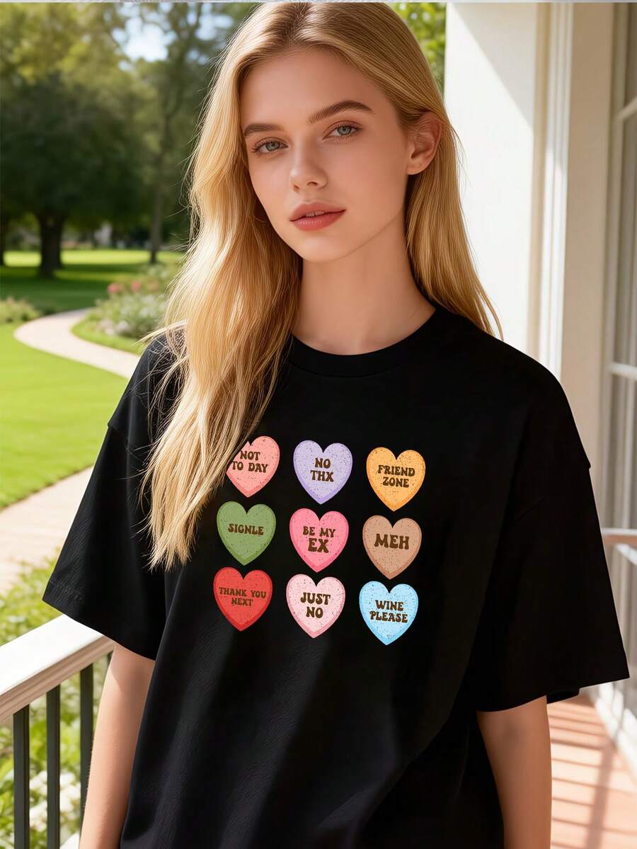 Women T-Shirts - Black - View 1