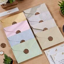 Bộ 3 phong bì giấy kiểu cổ điển, không in chữ, thích hợp làm quà tặng sinh nhật, đám cưới, kỷ niệm. - Bộ - Xem 6