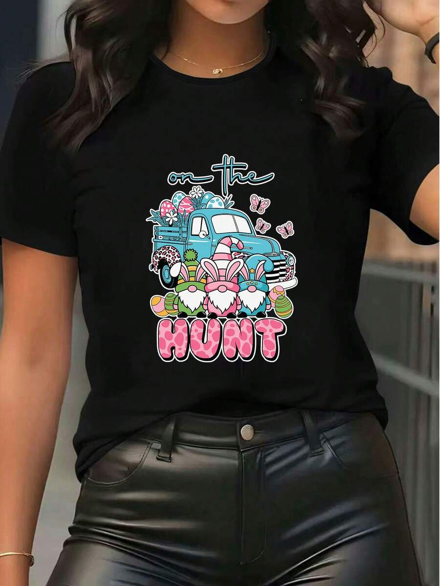 Women T-Shirts - Black - View 1