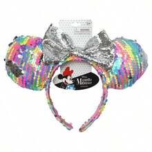 [Combo&Save] Bộ phụ kiện Disney Minnie Mouse gồm nơ tóc, băng đô tai yêu nước và dây chuyền phát sáng – giữ chắc không trượt, thoải mái đeo cả ngày, kẹp cài chắc chắn, phụ kiện tóc, phụ kiện hóa trang, quà tặng hoàn hảo cho trẻ em, quà cho fan Minnie Mouse, quà tiệc sinh nhật và du lịch - Nhiều màu - Xem 2