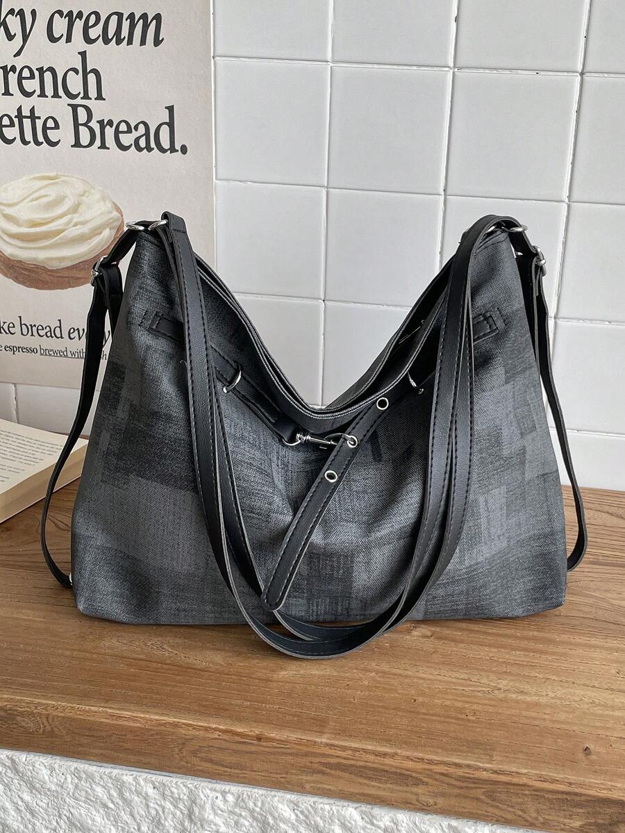 Large Capacity Korean Style Backpack, New Crossbody Bag, Fashion Versatile Commuter Tote Bag